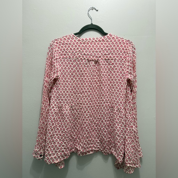 Anthropologie Maeve Laiken Henley Top size 4 - Picture 3 of 7